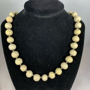 Vintage fossil jasper necklace